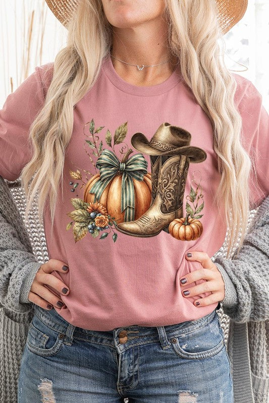 Howdy Pumpkin Western Fall Graphic Tee