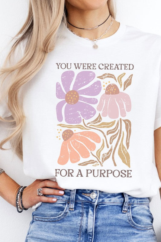 Christian Boho Flowers Graphic Tee