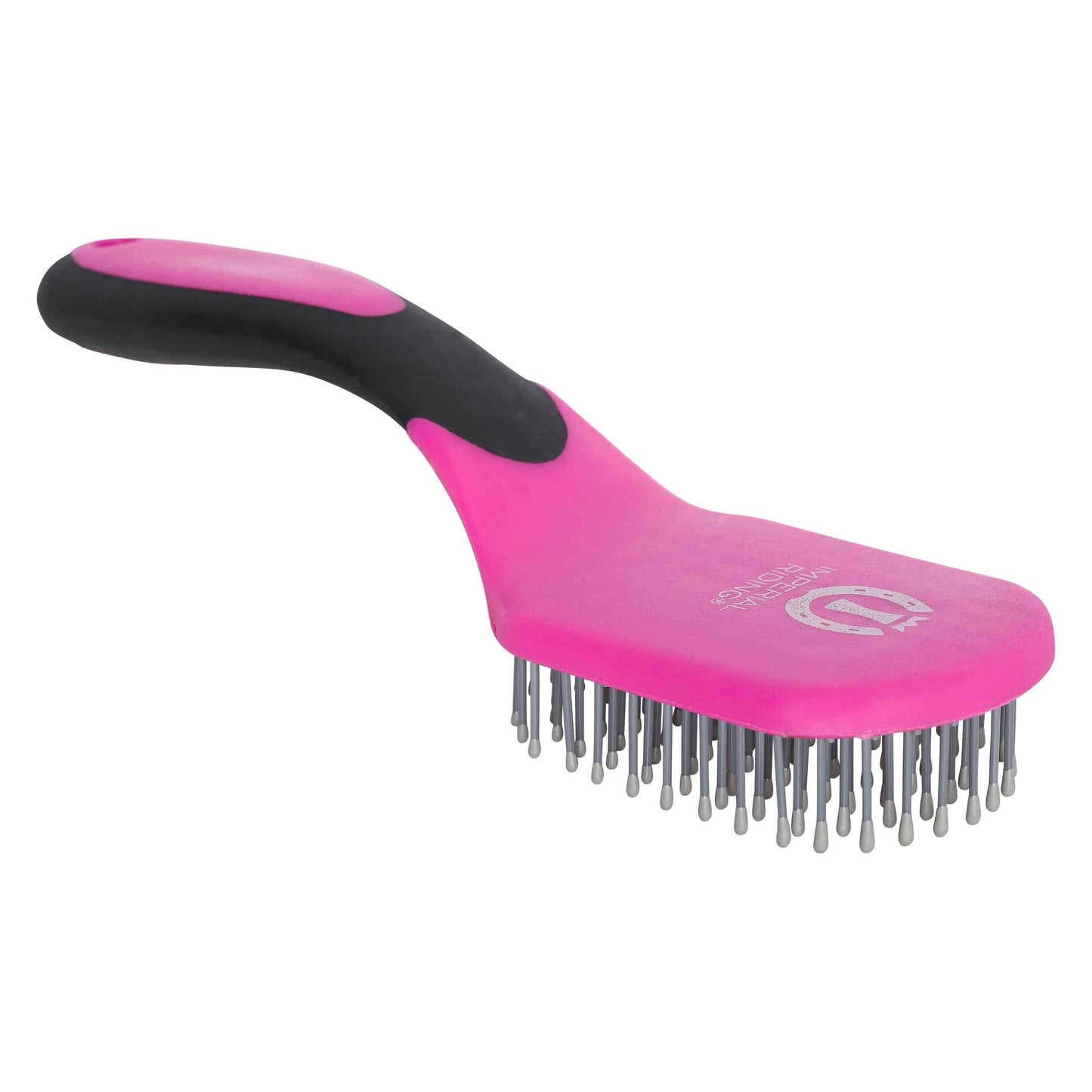 Imperial Riding Mane and tail brush IRHBoomerang: Rose-Bordeaux-Silver / 1SIZE